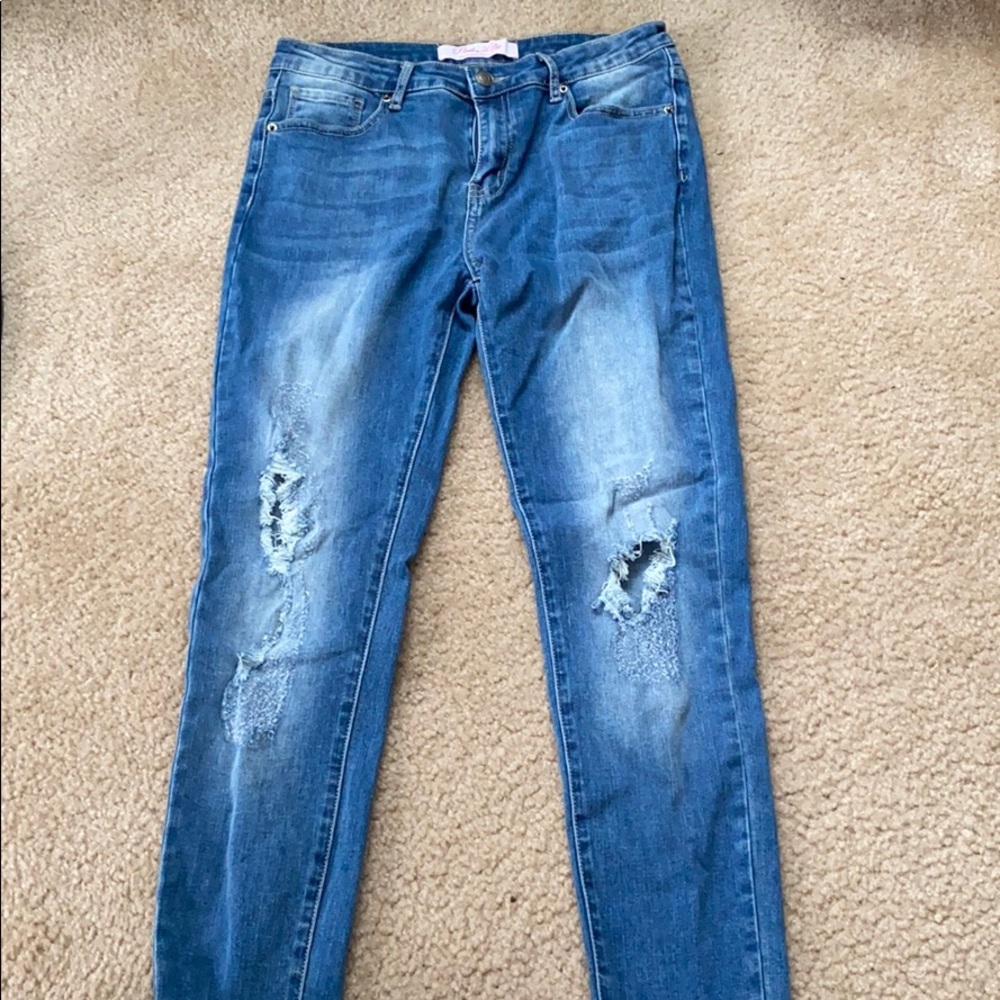 Pink Lily size 7 kallista jeans